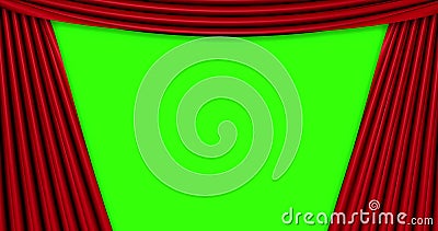 Fond parfaitement rouge de haute qualité de mouvement d'ouverture de rideau en animation illustration stock Fond parfaitement rouge de haute qualité de mouvement d'ouverture de rideau en animation illustration stock