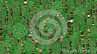 Fond solide des icônes tournantes du dollar illustration libre de droits Fond solide des icônes tournantes du dollar illustration libre de droits