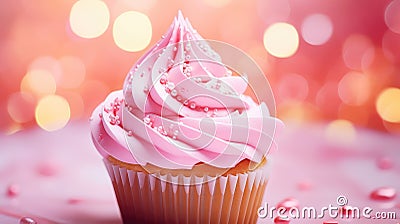 fondant icing cupcake food Cartoon Illustration