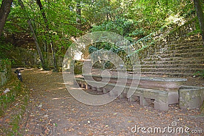 Font Nova de Can Cata in Cerdanyola del Valles Barcelona Stock Photo