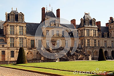 Fontainebleau Castle Stock Photo
