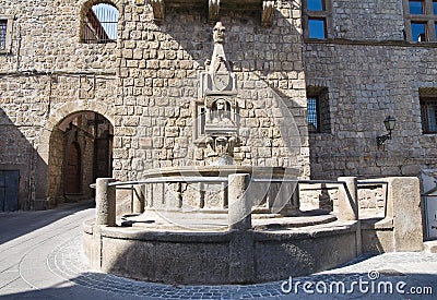 Fontana del Fuso. Vitorchiano. Lazio. Italy. Stock Photo