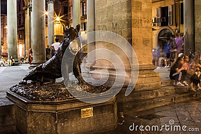 Fontana del Porcellino Editorial Stock Photo