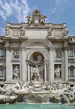 Fontana di Trevi Stock Photo