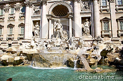 Fontana di trevi Stock Photo