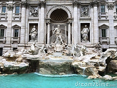 Fontana di Trevi, Rome Stock Photo