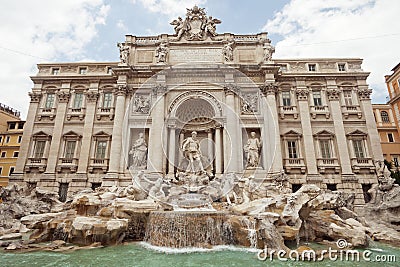 Fontana Trevi Stock Photo