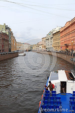 Moyka river Editorial Stock Photo