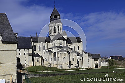 Fontevraud abbey, loire valley, france Editorial Stock Photo