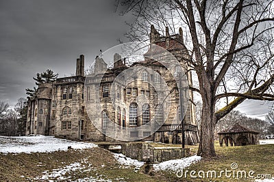 Fonthill castle in Doylestown, Pa. USA Editorial Stock Photo