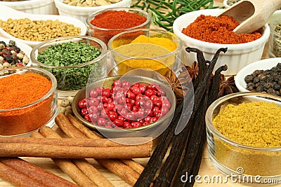 Food additives Stock Photo