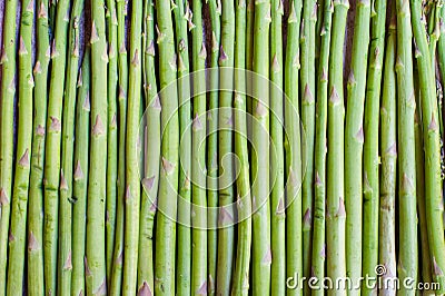 Food background of green asparagus stem Stock Photo
