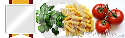 Food banner or header Stock Photo