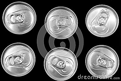 Food cans Stock Photo