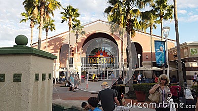 Food Court Entrance At Orlando Vineland Premium Outlets Editorial Stock Photo