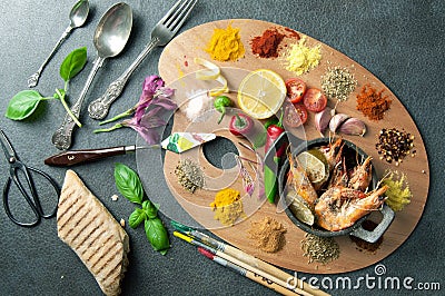 Food creativity concept Stock Photo