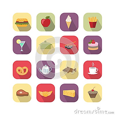 Food design elements Vector Illustration