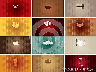 Food and drink Vector Illustration