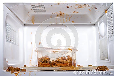 Food exploded Stock Photo