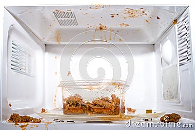 Food exploded Stock Photo