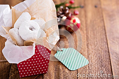 Food gift for Christmas Stock Photo