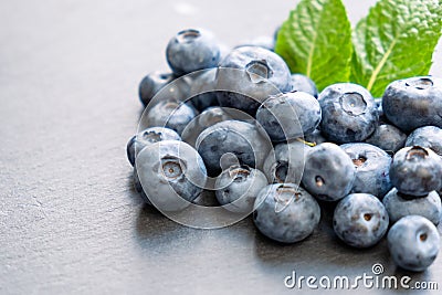 Food healthy blueberry berry organic. delicious blue Stock Photo