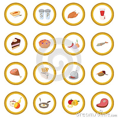 Food icon circle Vector Illustration