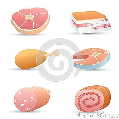 Food icons Vector Illustration