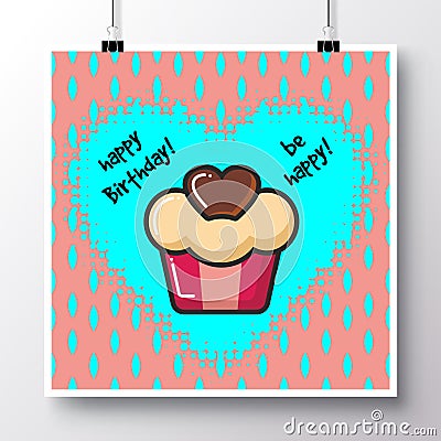 Food icons_poster_10 Vector Illustration