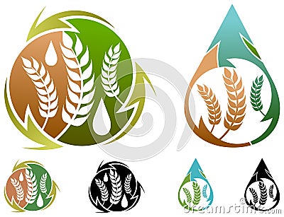 Food industry logo Vector Illustration