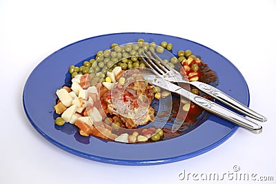 Food leftovers Stock Photo