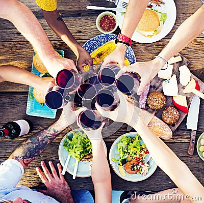 Food Lunch Celebration Party Flavors Concept Stock Photo