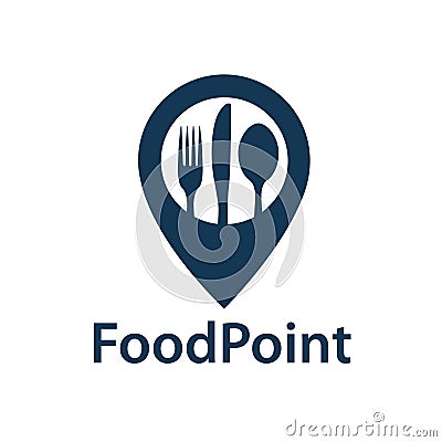 Food point icon Vector Illustration