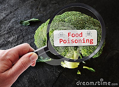 Detecting food poisoning Stock Photo