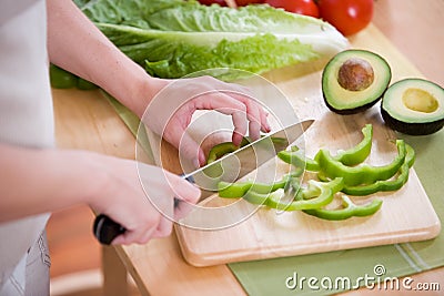 Food Preperation Stock Photo