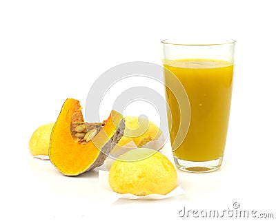 Food from pumpkin Stock Photo