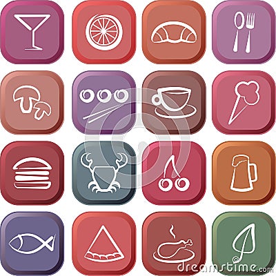 Food & Restaurant icons Vector Illustration