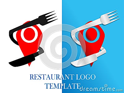 Food and Restaurant logo template Vector Illustration