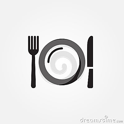 Food service vector icon illustration graphic design. Vector Illustration