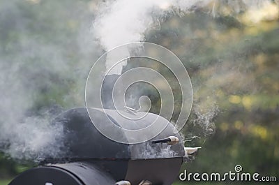 Food Smoker Stock Photo