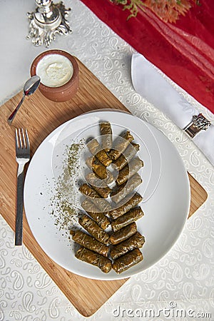 Food style Azerbaijanian Stock Photo