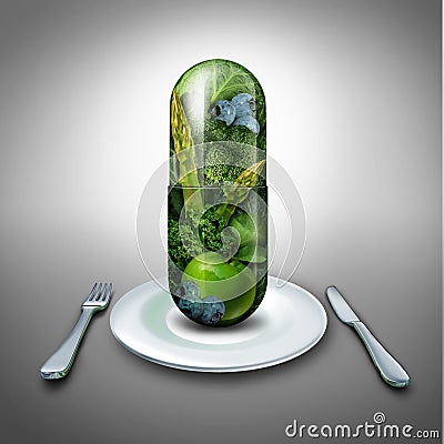 Food Supplement Stock Photo