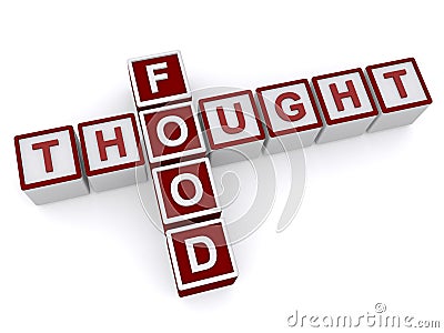 Food for thought Stock Photo