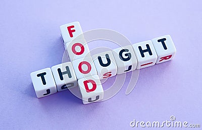 Food for thought Stock Photo