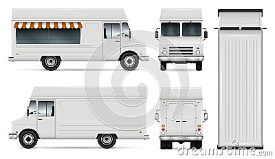 Food truck vector illustration Vector Illustration