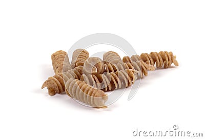 Food - Wholewheat Pasta Stock Photo