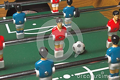 Foosball Game Stock Photo