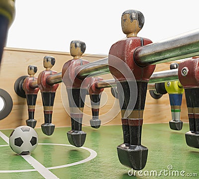 Foosball Table Stock Photo