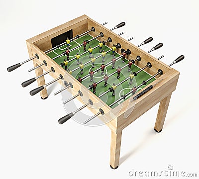 Foosball Table Stock Photo