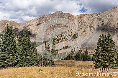 13,199 Foot Black Mountain in the Summer Season at Arapaho Basin. Stock Photo